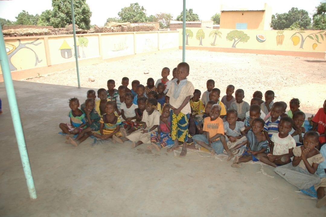 Children attend nursery school ASAP Foundation